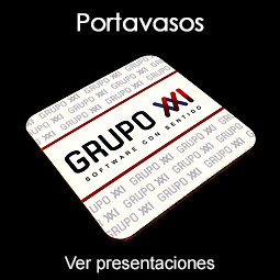 Portavasos Corporativos con Logo