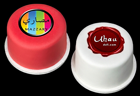 Torta corporativa personalizada con logo Bogot&aacute;