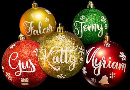bolas navidad personalizadas