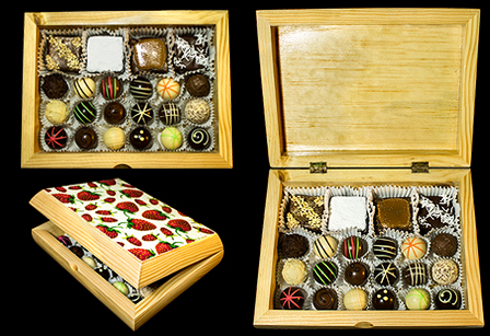 Caja brownies y trufas