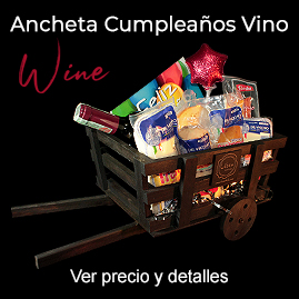 Ancheta de cumpleaños con vino, quesos gourmet y entrega a domicilio sorpresa en Bogotá