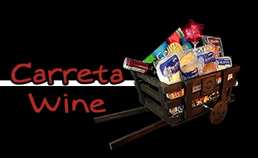 Regalo de cumplea&ntilde;os con variedad de quesos y vino