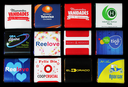Chocolates con logo