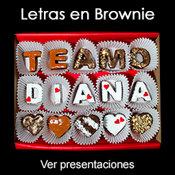 Mensajes en brownie