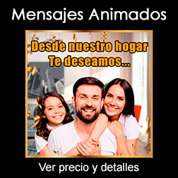 Regalar mensajes animados
